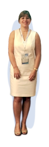 Liliana Rozo en un congreso de terapia manual ortopedica