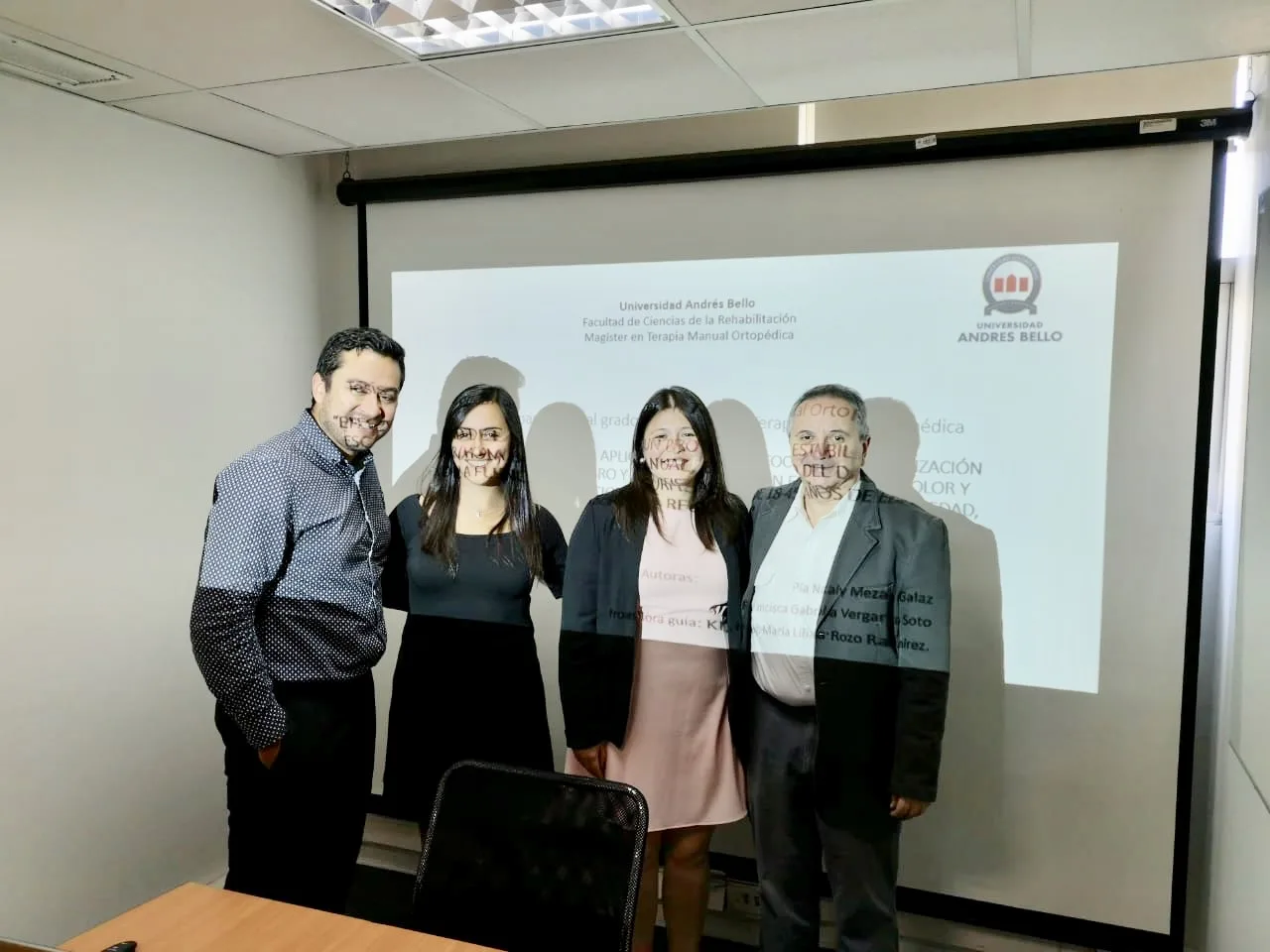 Felicidades a Pía N. Meza y Francisca G. Vergara por su Magíster en TMO de la UNAB