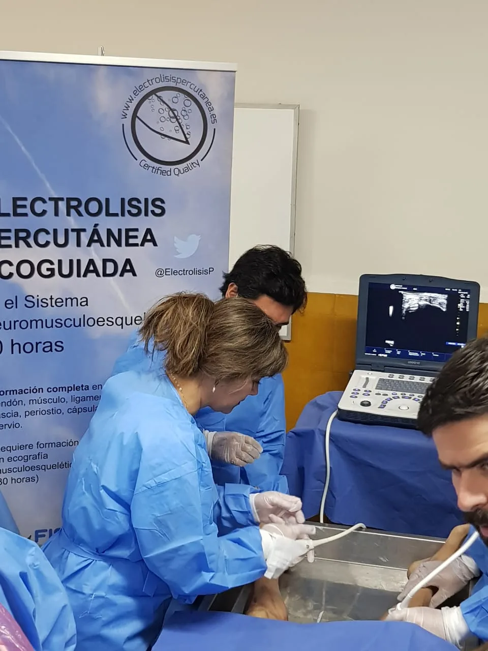 Curso de Electrólisis Percutánea Ecoguiada. Santiago, diciembre 2018