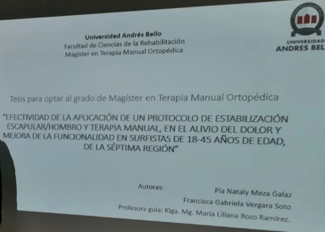 Felicidades a Pía N. Meza y Francisca G. Vergara por su Magíster en TMO de la UNAB